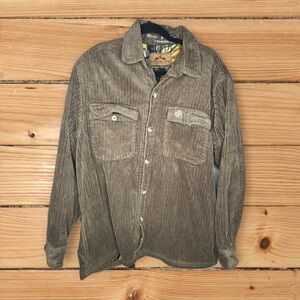 Legendary Whitetails Corduroy Fleece Shacket Shirt